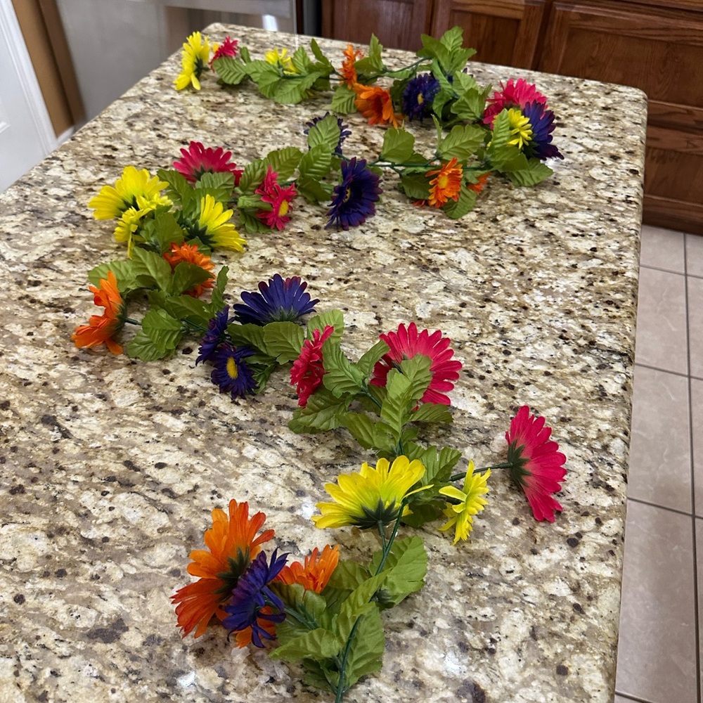 Vibrant Artificial Flower Garland